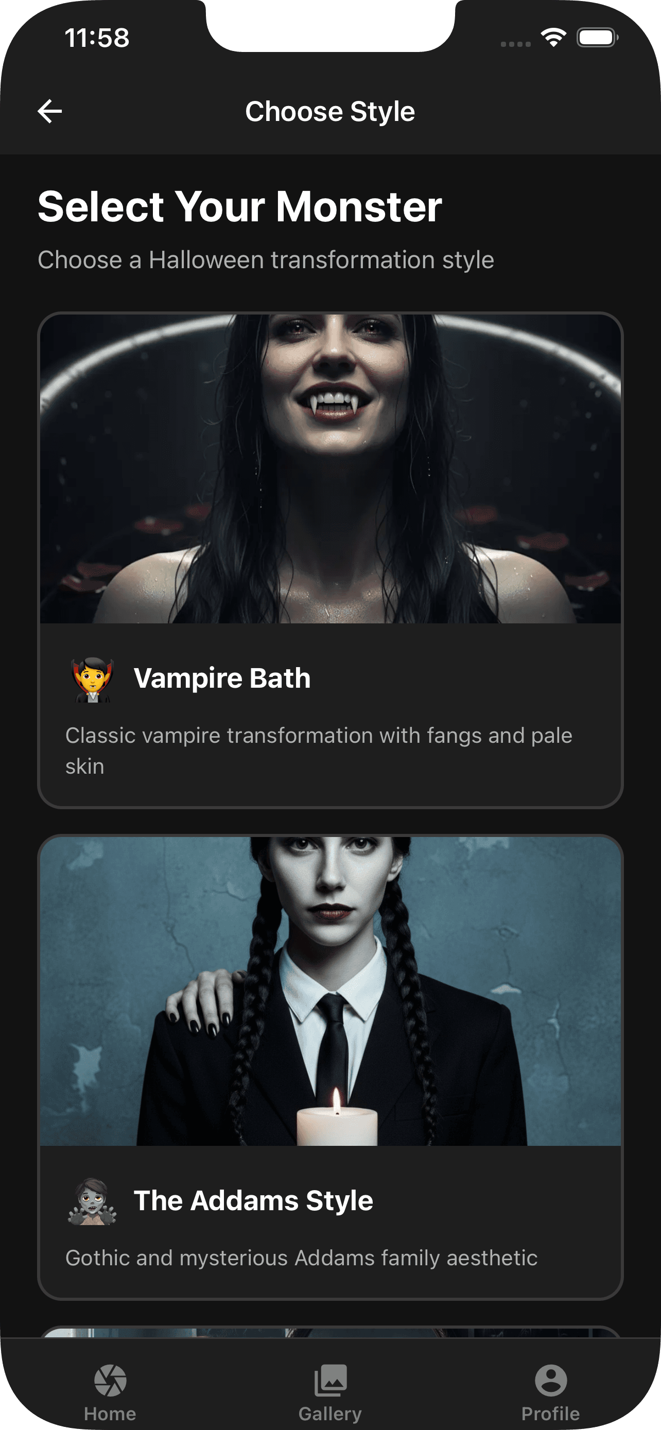 SpookifyMe App Screenshot